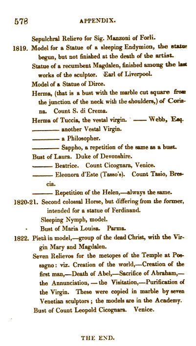 M�moires de Canova