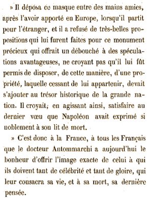 Souscription de 1833, extrait