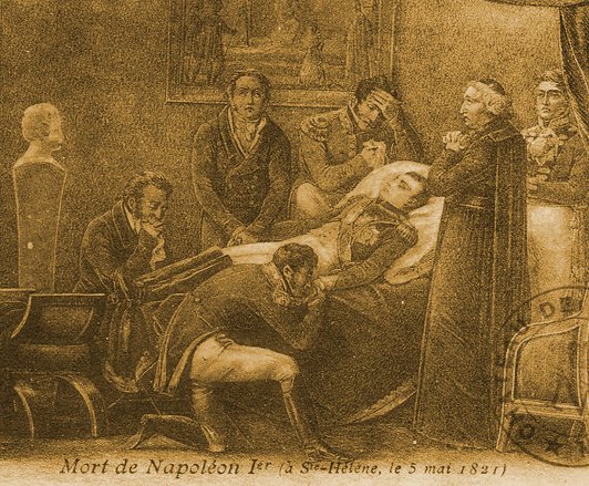 Mort de Napoléon - carte postale